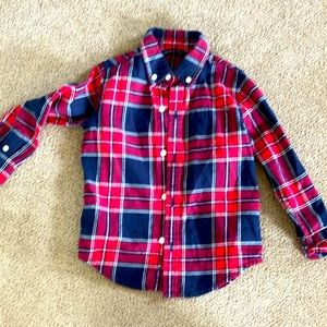 Plaid Janie and Jack button down